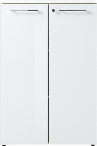 Dossierkast GW-MONTERIA, 3 ordnerhoogten, wit/wit