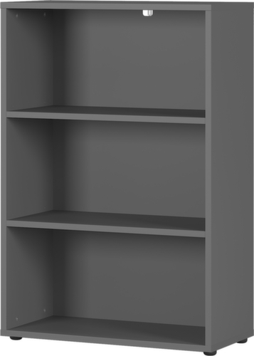 Kantoorstelling GW-AGENDA, breedte 800 mm, 3 OH, grafiet