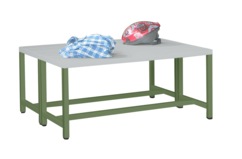 PAVOY Kleedkamerbank Basis met kunststof strips