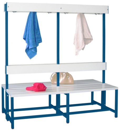 PAVOY Kleedkamerbank Basis met haken en kunststof strips