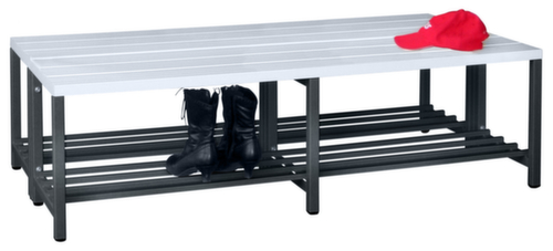 PAVOY Kleedkamerbank Basis met kunststof strips