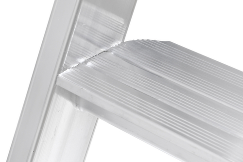 Hymer trapladder 4126 met platform, 5 treden met profiel