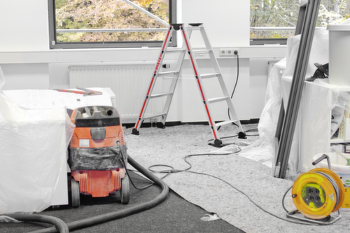 Hymer Ladder 4124 tweezijdig te betreden, 2 x 5 treden met profiel