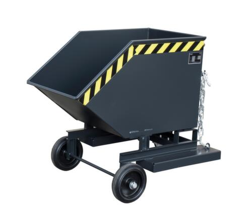 Bauer Kiepwagen voor spaanders SKW-ET 250 met kraan