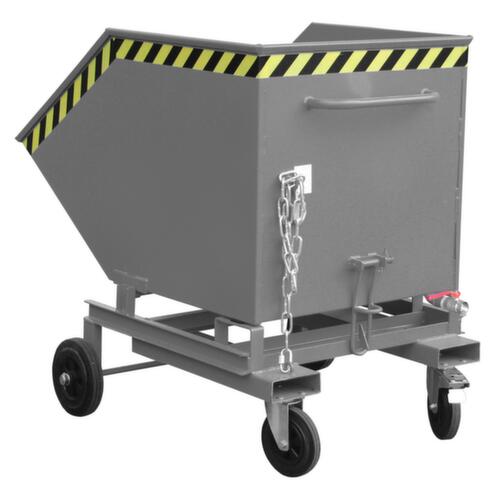 Bauer Kiepwagen voor spaanders SKW-ET 600 met kraan