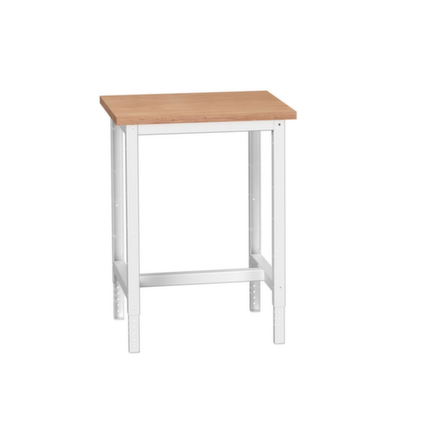 bott In hoogte verstelbare werkbank verso, RAL7035 lichtgrijs