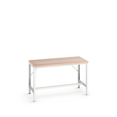 bott In hoogte verstelbare werkbank verso, RAL7035 lichtgrijs