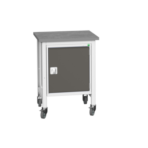 bott Mobiele werkbank verso, 1 kast, RAL7035 lichtgrijs/RAL7016 antracietgrijs