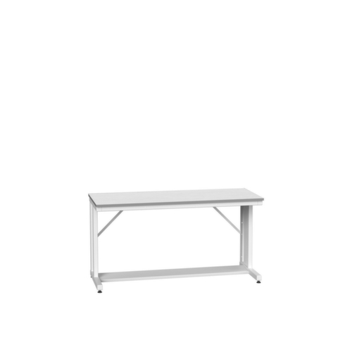 bott vrijdragende montagewerkbank verso, RAL7035 lichtgrijs