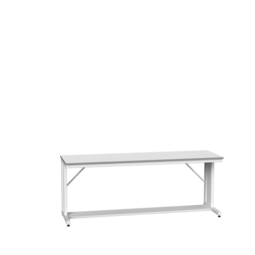 bott vrijdragende montagewerkbank verso, RAL7035 lichtgrijs