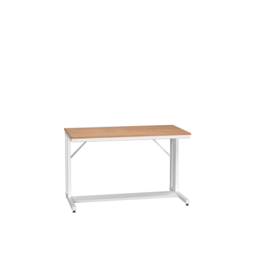 bott vrijdragende montagewerkbank verso, RAL7035 lichtgrijs