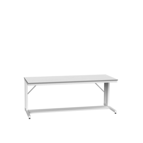 bott vrijdragende montagewerkbank verso, RAL7035 lichtgrijs