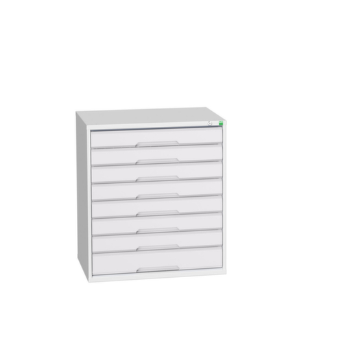 bott Ladekast verso, 8 lade(n), RAL7035 lichtgrijs/RAL7035 lichtgrijs