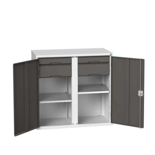 bott Universele kast verso met legborden en laden, breedte 1050 mm