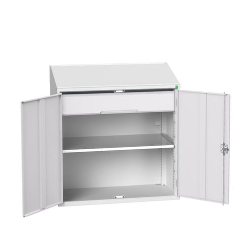 bott Lessenaarkast verso, RAL7035 lichtgrijs/RAL7035 lichtgrijs