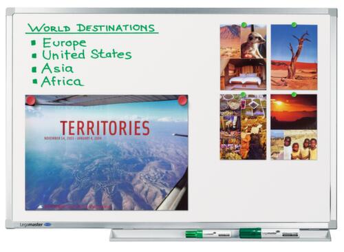 Legamaster Geëmailleerd whiteboard PROFESSIONAL in wit, hoogte x breedte 1200 x 2000 mm