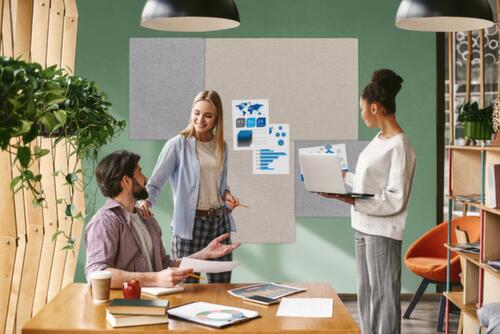 Legamaster Akoestisch wandpaneel BOARD-UP