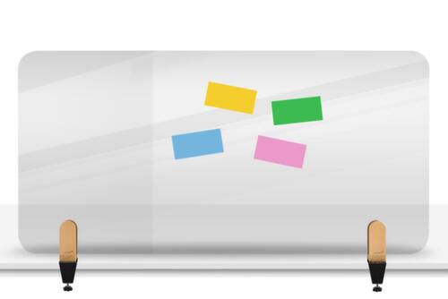 Legamaster tafelscheidingswand ELEMENTS van acrylglas, hoogte x breedte 600 x 1200 mm