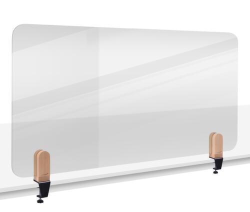 Legamaster tafelscheidingswand ELEMENTS van acrylglas, hoogte x breedte 600 x 1200 mm