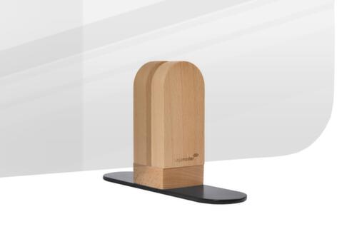 Legamaster tafelscheidingswand ELEMENTS van acrylglas, hoogte x breedte 600 x 1600 mm