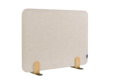 Legamaster Geluiddempende tafelscheidingswand ELEMENTS, hoogte x breedte 600 x 800 mm, wand beige