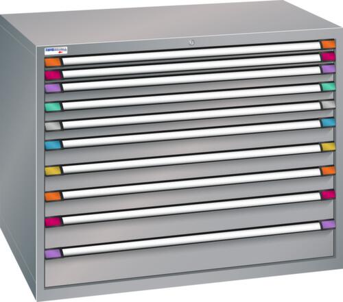 Thurmetall Ladekast met breedte van 1205 mm, 10 lade(n)