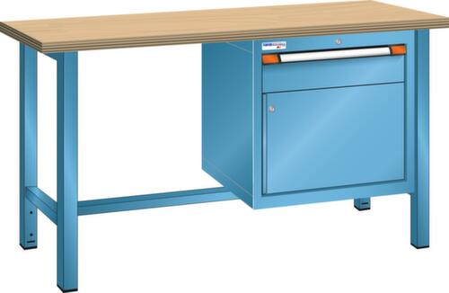 Thurmetall Werkbank, 1 lade, 1 kast, 1 legbord
