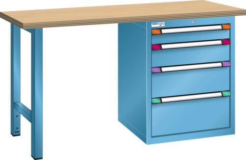 Thurmetall Werkbank, 4 laden