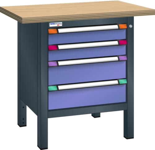 Thurmetall Werkbank, 4 laden