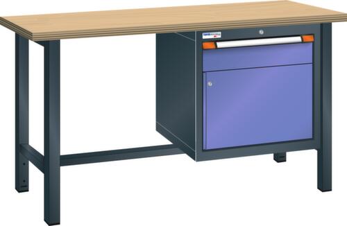 Thurmetall Werkbank, 1 lade, 1 kast, 1 legbord
