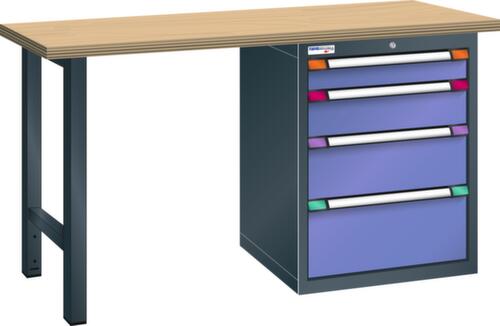 Thurmetall Werkbank, 4 laden