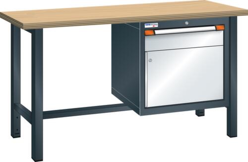 Thurmetall Werkbank, 1 lade, 1 kast, 1 legbord