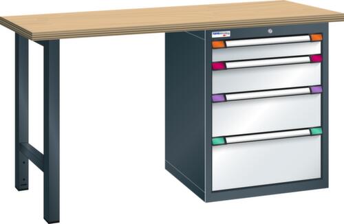 Thurmetall Werkbank, 4 laden