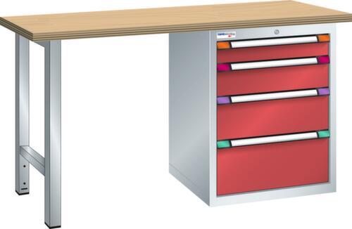 Thurmetall Werkbank, 4 laden