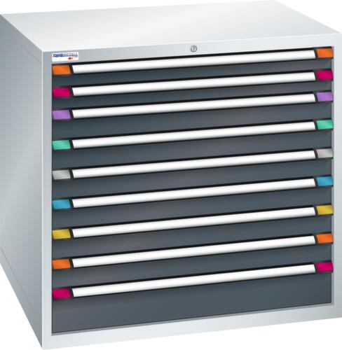 Thurmetall Ladekast met breedte van 1005 mm, 9 lade(n)