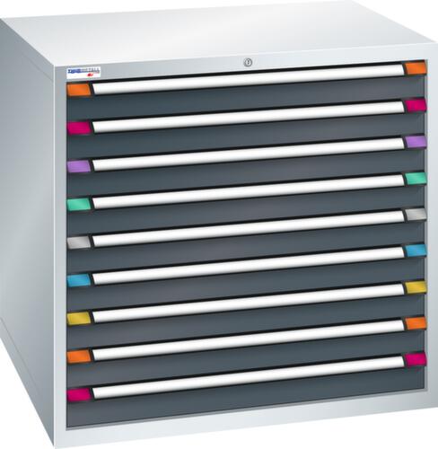 Thurmetall Ladekast met breedte van 1005 mm, 9 lade(n)