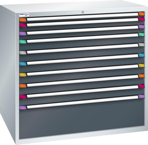 Thurmetall Ladekast met breedte van 1205 mm, 10 lade(n)