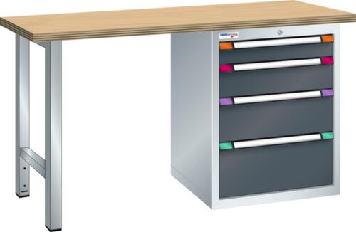 Thurmetall Werkbank, 4 laden