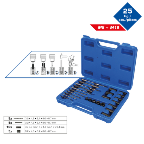 HSS schroef extractorset