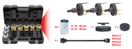 Compressie en spanning hulzen set