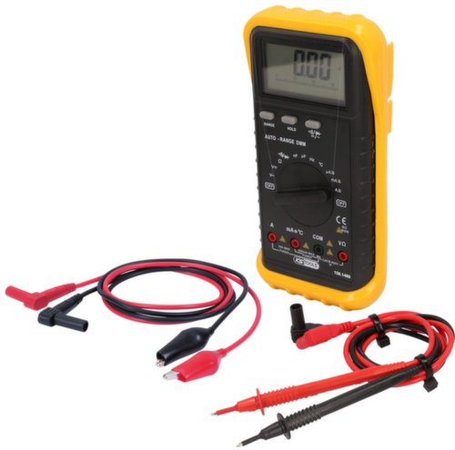 Digitale multimeter incl. testsondes en krokodillenklemmen
