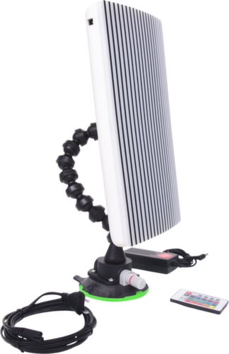 Kuiltjes spiegel met licht