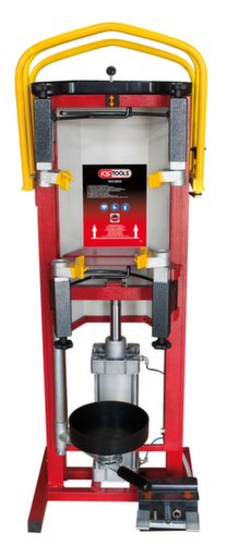 Perslucht standveerklem incl. adapterplaat