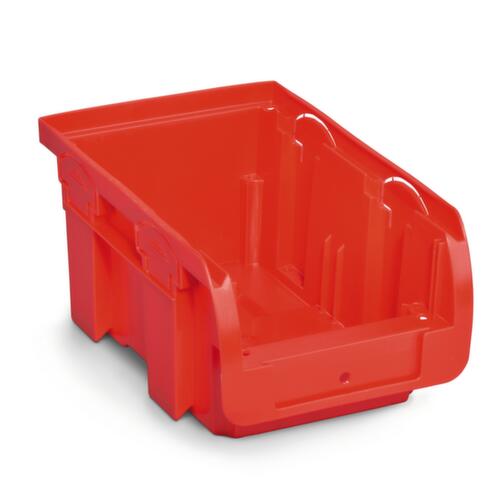 Zichtbak Basis, rood, diepte 160 mm, polypropyleen