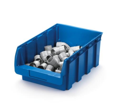 Zichtbak Basis, rood, diepte 500 mm, polypropyleen