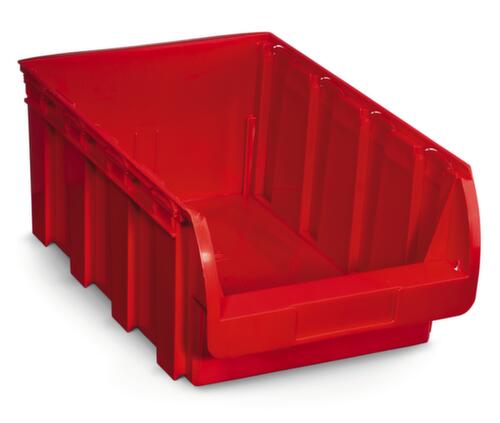 Zichtbak Basis, rood, diepte 500 mm, polypropyleen