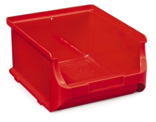 Zichtbak, rood, diepte 160 mm, polypropyleen