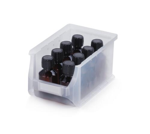 Zichtbak, transparant, diepte 235 mm, polypropyleen