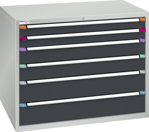 Thurmetall Ladekast met breedte van 1205 mm, 6 lade(n)