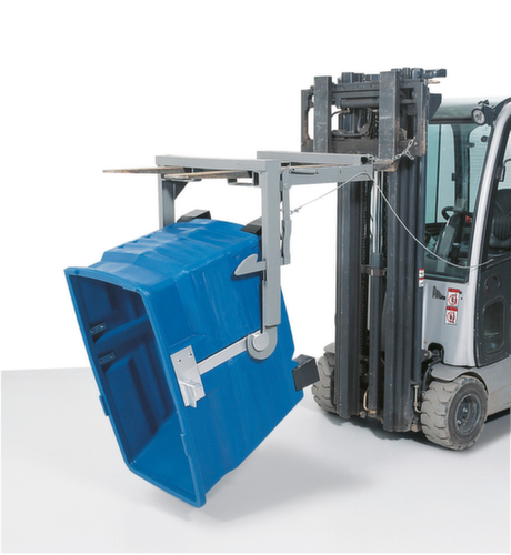 PE-kiepbak met stalen frame